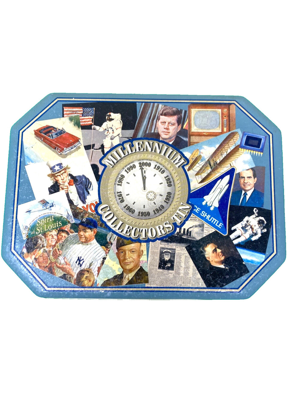 Millenium Collectors Cookie Tin 7009 Space Shuttle Kennedy